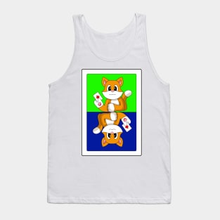 Cat Poker Poker cards Tank Top